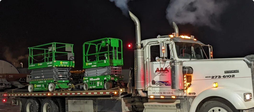Equipment Hauling Calgary