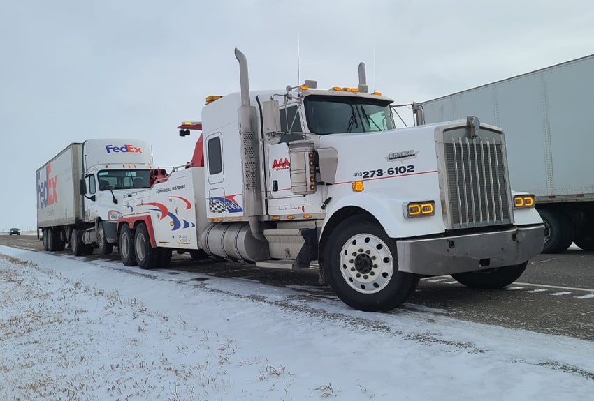 tractor towing