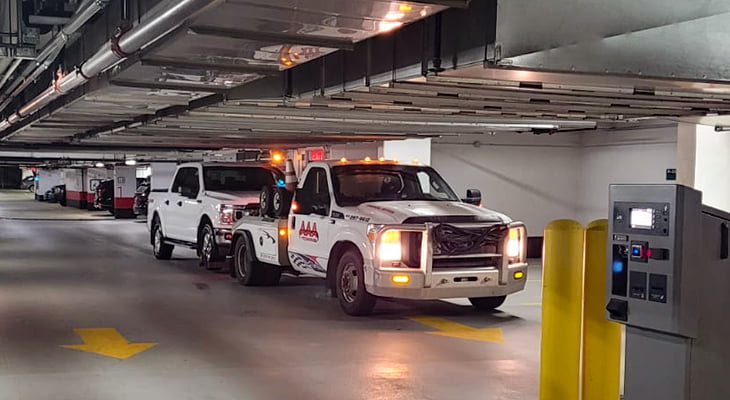 How To Tow Vehicles From A Low Clearance Parking Garage AAA Towing how-to-tow-vehicles-from-a-low-clearance-parking-garage-aaa-towing