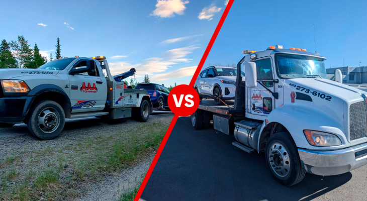 Flatbed vs Wheel Lift Towing: What’s Right for Your Vehicle in Calgary