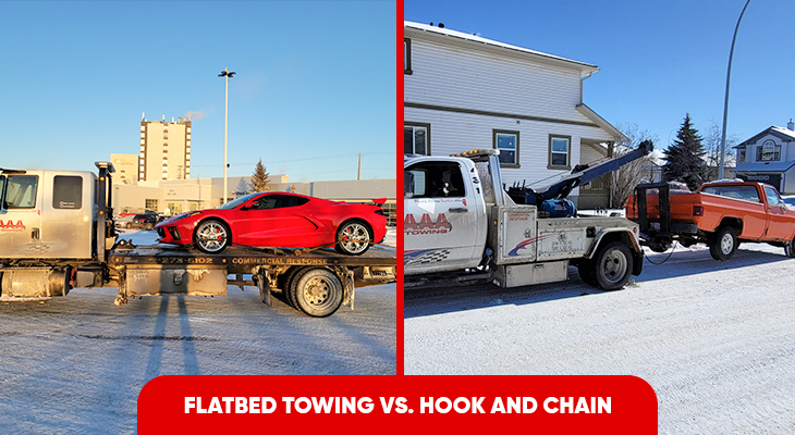 Flatbed Towing Vs. Hook And Chain: What’s Better For Your Vehicle?