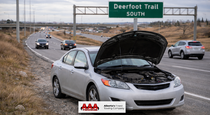 WHEN YOUR CAR DIES ON DEERFOOT TRAIL (AND WHO YOU CALL MATTERS)